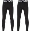 imageDEVOROPA Boys Leggings Quick Dry Youth Compression Pants Sports Tights Basketball Baseball Base Layer HuskySlimRegular Fit2blackBlack