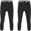 imageDEVOROPA Boys Leggings Quick Dry Youth Compression Pants Sports Tights Basketball Baseball Base Layer HuskySlimRegular Fit34 BlackBlack2pack