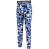 imageDEVOROPA Boys Leggings Quick Dry Youth Compression Pants Sports Tights Basketball Baseball Base Layer HuskySlimRegular Fit34 Camo Blue