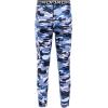 imageDEVOROPA Boys Leggings Quick Dry Youth Compression Pants Sports Tights Basketball Baseball Base Layer HuskySlimRegular Fit34 Camo Blue