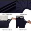 imageDEVOROPA Boys Leggings Quick Dry Youth Compression Pants Sports Tights Basketball Baseball Base Layer HuskySlimRegular Fit34 Lengthnavy