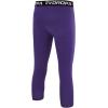 imageDEVOROPA Boys Leggings Quick Dry Youth Compression Pants Sports Tights Basketball Baseball Base Layer HuskySlimRegular Fit34 Lengthpurple