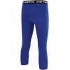imageDEVOROPA Boys Leggings Quick Dry Youth Compression Pants Sports Tights Basketball Baseball Base Layer HuskySlimRegular Fit34 Lengthroyal Bule
