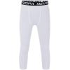 imageDEVOROPA Boys Leggings Quick Dry Youth Compression Pants Sports Tights Basketball Baseball Base Layer HuskySlimRegular Fit34 Lengthwhite