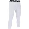 imageDEVOROPA Boys Leggings Quick Dry Youth Compression Pants Sports Tights Basketball Baseball Base Layer HuskySlimRegular Fit34 Lengthwhite