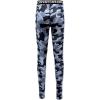 imageDEVOROPA Boys Leggings Quick Dry Youth Compression Pants Sports Tights Basketball Baseball Base Layer HuskySlimRegular FitCamo Gray