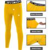 imageDEVOROPA Boys Leggings Quick Dry Youth Compression Pants Sports Tights Basketball Baseball Base Layer HuskySlimRegular FitGold