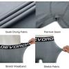 imageDEVOROPA Boys Leggings Quick Dry Youth Compression Pants Sports Tights Basketball Baseball Base Layer HuskySlimRegular FitLight Gray