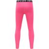 imageDEVOROPA Boys Leggings Quick Dry Youth Compression Pants Sports Tights Basketball Baseball Base Layer HuskySlimRegular FitPink