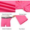 imageDEVOROPA Boys Leggings Quick Dry Youth Compression Pants Sports Tights Basketball Baseball Base Layer HuskySlimRegular FitPink