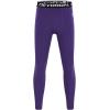 imageDEVOROPA Boys Leggings Quick Dry Youth Compression Pants Sports Tights Basketball Baseball Base Layer HuskySlimRegular FitPurple