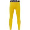 imageDEVOROPA Boys Leggings Quick Dry Youth Compression Pants Sports Tights Basketball Baseball Base Layer HuskySlimRegular FitYellow