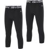 imageDEVOROPA Boys Leggings Quick Dry Youth Compression Pants Sports Tights Basketball Baseball Base Layer HuskySlimRegular Fit34 BlackBlack2pack