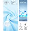 imageDEVOROPA Girls Tennis Skirts Stretch Adjustable Waist Youth Golf Athletic Pleated Skorts Lining Kids Cheer Shorts PocketLight Blue