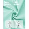 imageDEVOROPA Girls Tennis Skirts Stretch Adjustable Waist Youth Golf Athletic Pleated Skorts Lining Kids Cheer Shorts PocketTeal