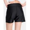 imageDEVOROPA Youth Girls Swim Board Shorts with Mesh Liner Quick Dry Beach Summer Swimwear Kids Swimming Shorts UPF 50 PocketsBlack