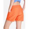 imageDEVOROPA Youth Girls Swim Board Shorts with Mesh Liner Quick Dry Beach Summer Swimwear Kids Swimming Shorts UPF 50 PocketsOrange