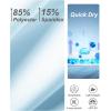 imageDEVOROPA Youth Girls Tennis Skirts Crossover Waist 2 in 1 Flowy Athletic Skorts with Pocket Golf Cheer School Shorts for KidsLight Blue
