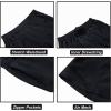 imageDEVOROPA Girls Athletic Shorts with Zip Pockets Lightweight Running Sports Active Basketball Shorts Kids Gym Preppy ShortsBlack
