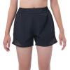 imageDEVOROPA Girls Athletic Shorts with Zip Pockets Lightweight Running Sports Active Basketball Shorts Kids Gym Preppy ShortsBlack