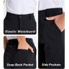 imageDEVOROPA 3T4T5T6T Toddler to Youth Boys Golf Pants Quick Dry Athletic Chino Flat Front Pants Kids School Uniform TwillBlack