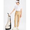 imageDEVOROPA 3T4T5T6T Toddler to Youth Boys Golf Pants Quick Dry Athletic Chino Flat Front Pants Kids School Uniform TwillKhaki