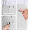 imageDEVOROPA 3T4T5T6T Toddler to Youth Boys Golf Pants Quick Dry Athletic Chino Flat Front Pants Kids School Uniform TwillLight Gray
