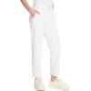 imageDEVOROPA 3T4T5T6T Toddler to Youth Boys Golf Pants Quick Dry Athletic Chino Flat Front Pants Kids School Uniform TwillWhite