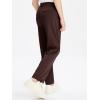 imageDEVOROPA Youth Boys Golf Pants Stretch Flat Front Dress Athletic Casual Pants School Uniform Chino Twill Pants PocketsBrown