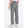 imageDEVOROPA Youth Boys Golf Pants Stretch Flat Front Dress Athletic Casual Pants School Uniform Chino Twill Pants PocketsDark Gray