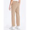 imageDEVOROPA Youth Boys Golf Pants Stretch Flat Front Dress Athletic Casual Pants School Uniform Chino Twill Pants PocketsKhaki