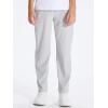 imageDEVOROPA Youth Boys Golf Pants Stretch Flat Front Dress Athletic Casual Pants School Uniform Chino Twill Pants PocketsLight Gray