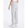 imageDEVOROPA Youth Boys Golf Pants Stretch Flat Front Dress Athletic Casual Pants School Uniform Chino Twill Pants PocketsLight Gray