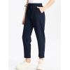 imageDEVOROPA Youth Boys Quick Dry Casual Pants Kids Lightweight Summer Beach Hiking Active Athletic Pants PocketsNavy