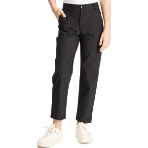 imageDEVOROPA 3T4T5T6T Toddler to Youth Boys Golf Pants Quick Dry Athletic Chino Flat Front Pants Kids School Uniform TwillBlack