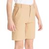 imageDEVOROPA Boys Golf ampamp School Uniform Shorts  Beige Regular Rise Modern StyleKhaki