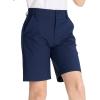 imageDEVOROPA Boys Golf ampamp School Uniform Shorts  Beige Regular Rise Modern StyleNavy