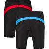 imageDEVOROPA Boys Swim Jammers Youth Competitive Swim Team Trunks Racing Swimsuit Athletic Swimming Shorts SlimStandardHusky2 PackblackredBlackblue