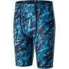 imageDEVOROPA Boys Swim Jammers Youth Competitive Swim Team Trunks Racing Swimsuit Athletic Swimming Shorts SlimStandardHuskyAbstract D