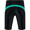 imageDEVOROPA Boys Swim Jammers Youth Competitive Swim Team Trunks Racing Swimsuit Athletic Swimming Shorts SlimStandardHuskyBlackGreen