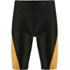 imageDEVOROPA Boys Swim Jammers Youth Competitive Swim Team Trunks Racing Swimsuit Athletic Swimming Shorts SlimStandardHuskyBlackOrange