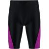 imageDEVOROPA Boys Swim Jammers Youth Competitive Swim Team Trunks Racing Swimsuit Athletic Swimming Shorts SlimStandardHuskyBlackPurple