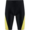 imageDEVOROPA Boys Swim Jammers Youth Competitive Swim Team Trunks Racing Swimsuit Athletic Swimming Shorts SlimStandardHuskyBlackYellow