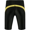 imageDEVOROPA Boys Swim Jammers Youth Competitive Swim Team Trunks Racing Swimsuit Athletic Swimming Shorts SlimStandardHuskyBlackYellow