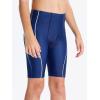 imageDEVOROPA Boys Swim Jammers Youth Competitive Swim Team Trunks Racing Swimsuit Athletic Swimming Shorts SlimStandardHuskyBlue Colorful