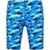 imageDEVOROPA Boys Swim Jammers Youth Competitive Swim Team Trunks Racing Swimsuit Athletic Swimming Shorts SlimStandardHuskyWave Pattern