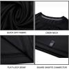 imageDEVOROPA Boys UPF 50 Long Sleeve Rash Guard Swim Shirt Quick Dry Lightweight Swimsuit Youth SPF Fishing Hiking Sun ShirtsBlack