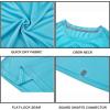 imageDEVOROPA Boys UPF 50 Long Sleeve Rash Guard Swim Shirt Quick Dry Lightweight Swimsuit Youth SPF Fishing Hiking Sun ShirtsBlue