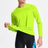 imageDEVOROPA Boys UPF 50 Long Sleeve Rash Guard Swim Shirt Quick Dry Lightweight Swimsuit Youth SPF Fishing Hiking Sun ShirtsFluorescent Green