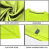 imageDEVOROPA Boys UPF 50 Long Sleeve Rash Guard Swim Shirt Quick Dry Lightweight Swimsuit Youth SPF Fishing Hiking Sun ShirtsFluorescent Green